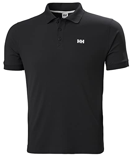 Helly Hansen New Driftline Polo Herren Poloshirt, Schwarz (Black), Large