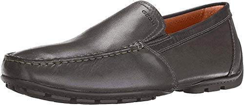 Geox Herren U Moner V Mokassin, Schwarz (BLACKC9999), 39 EU