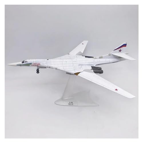 Aerobatic Flugzeug Für Den Russischen Strategischen Atombomber TU-160 White Swan Militarisiertes Kampfflugzeug Modellsammlung Spielzeug Im Maßstab 1:200
