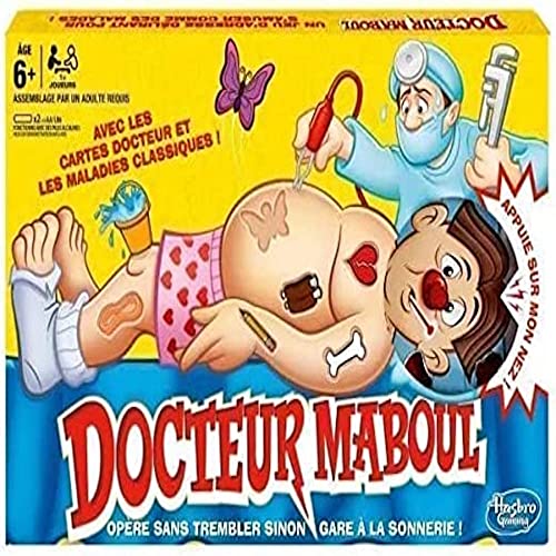 Hasbro Gesellschaftsspiel Docteur Maboul / Doktor Bibber (französische Version)