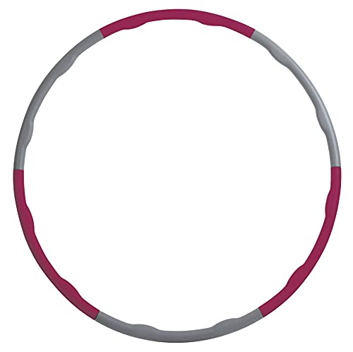 Schildkröt Unisex – Erwachsene Hula-Hoop Ring, Grau-Berry, 100cm