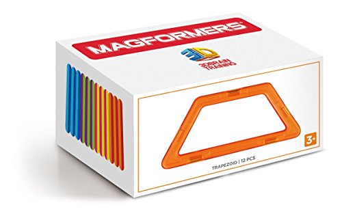 MAGFORMERS 713013 Box von Trapezoids (12 Stück)
