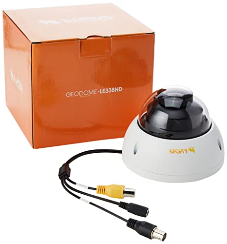 Lupus Electronics 13310 GEODOME - LE 338HD wetterfeste Vario-Domekamera mit 1080p Auflösung und 30 Meter Nachtsicht, Weiß