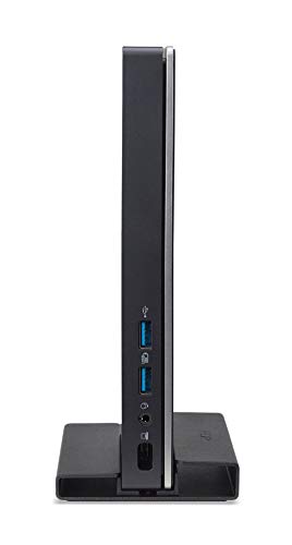Acer USB Type-C Dock II (USB 3.1 Type-C, USB 3.0, Display Port und HDMI mit 4K Kompatibilität, RJ-45, PXE boot, Mac-Passtrough, WOL, Kensington Lock, flexibles Aufstellen möglich) schwarz