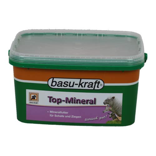 Top-Mineral Mineralfutter für Ziegen und Schafe 6 kg - deckt den Bedarf an Mengen- und Spurenelementen