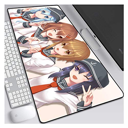IGIRC Mauspad Sammlung Anime 800X300mm Mauspad, Speed Gaming Mousepad, Extended XXL großes Mousemat mit 3mm starker Basis, für Notebooks, PC, U.