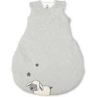 Sterntaler Schlafsack Schaf Stanley für Babys, Reißverschluss und Knöpfe, Größe: 62/68, Grau