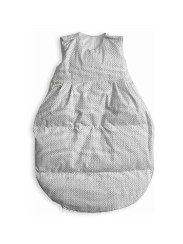 Set Odenwälder Daunen-Schlafsack & Windel Blaubär/Baby Winterschlafsack atmungsaktiv & längenverstellbar/Kinderschlafsack 90% Daunen, 10% Federn/Schlafsack waschbar