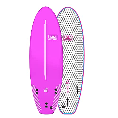 Ocean & Earth Bug Softboard-Surfbrett, 1,8 m, Rosa