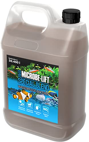 MICROBE-LIFT Special Blend – hochaktive Bakterien, für naturnahes Aquarium, fördert Abbau von Verunreinigungen, Süß- und Meerwasser, 3785ml