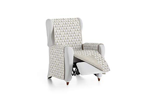 Eysa Nordic Sofa überwurf, Polyester, C beige, 1 Sessel 55cm. Geeignet für Sofas von 60 bis 110 cm