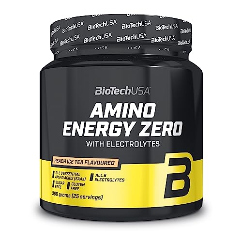 Biotech USA Amino Energy Zero with electrolytes, 360g Dose , Pfirsich-Eistee