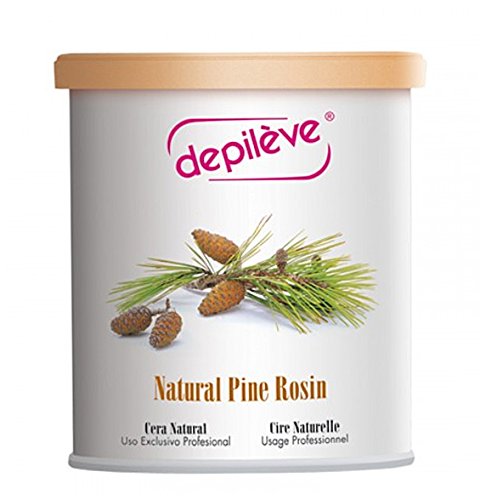 Depileve Naural Pine Rosin, Natürliches Pinien Wachs, für ein professionelles Waxing, Haarentfernung, 800 Gramm