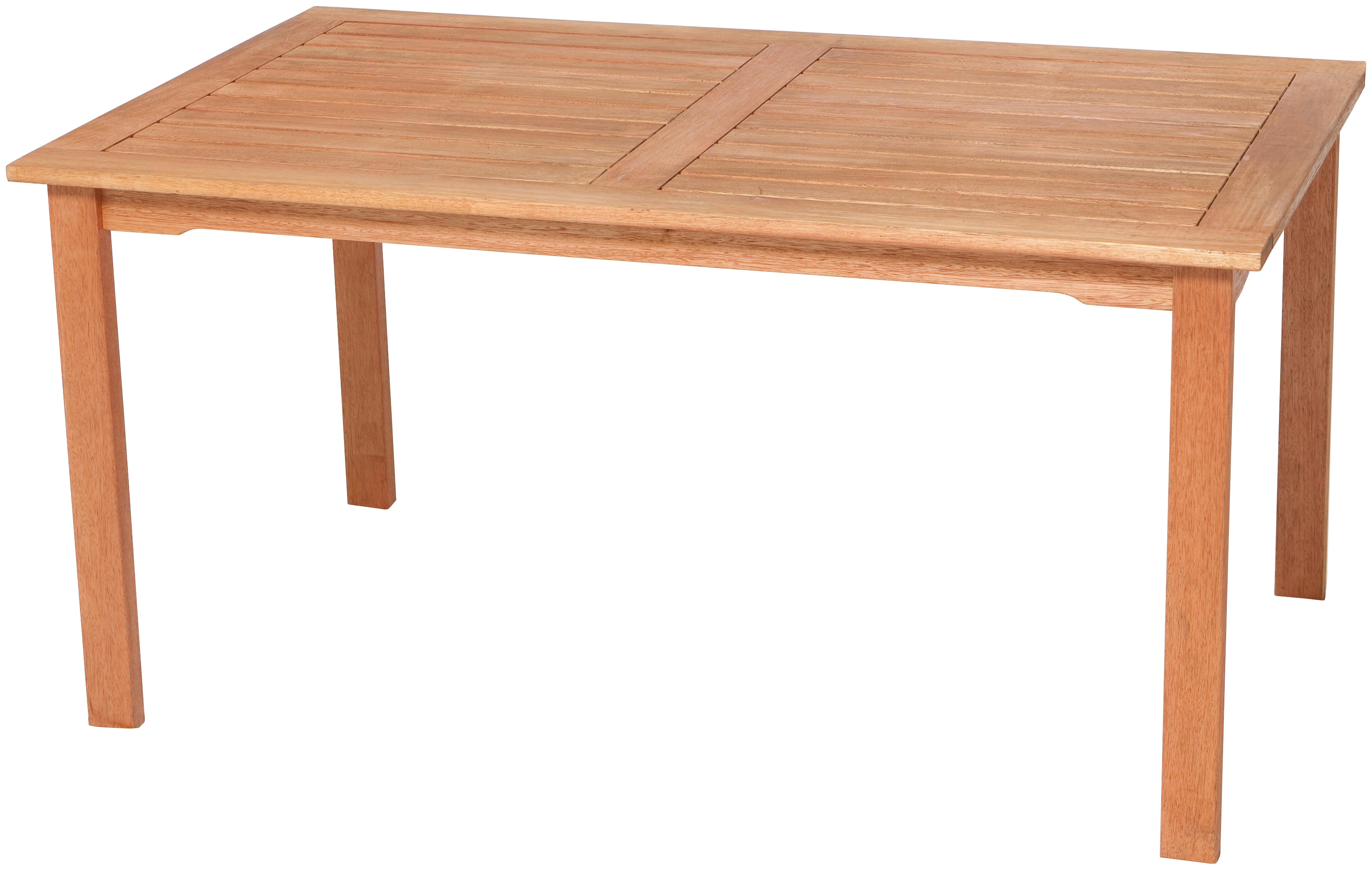 Gartentisch aus Eukalyptusholz 150 cm x 90 cm