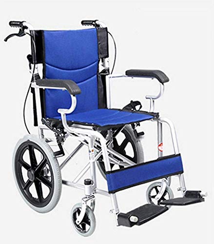 Rollstuhl Carbon Steel, Faltlicht Manuell Tragbarer Wagen Behinderte Senioren Reisen Super Light Scooter, tragbar