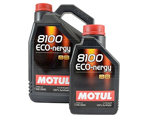 Motoröl MOTUL 8100 Eco-nergy 0W-30 6 Liter (1x5 Liter + 1x1 Lt)