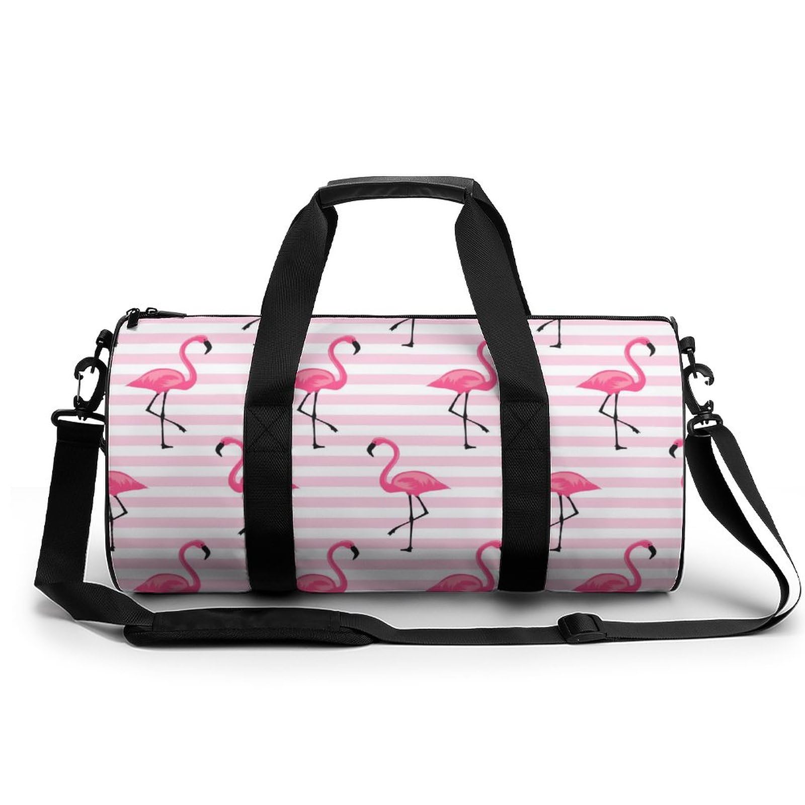 Sporttasche Rosa Flamingo Reisetasche Weekender Schwimmtasche Gym Bag Trainingstasche Für Herren Damen 45x23x23cm