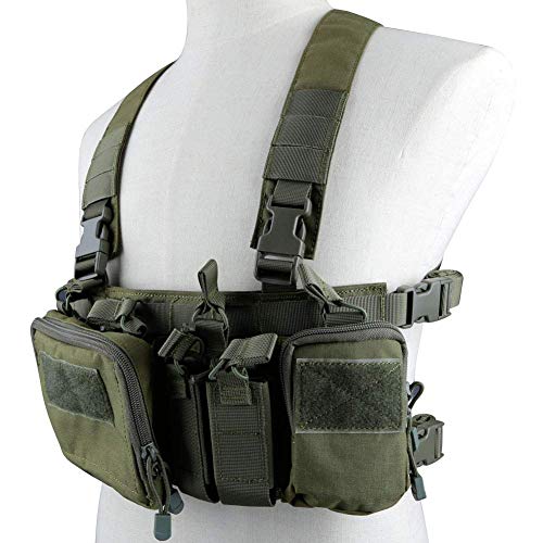 Will Outdoor Tactical Brust Rig Assault 500D Molle Multicam Taktische Weste mit Multi-Pocket