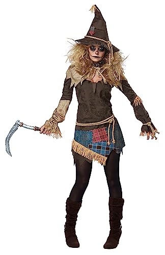 California Costumes Creepy Scarecrow Damen-Kostüm, braun, X-Large