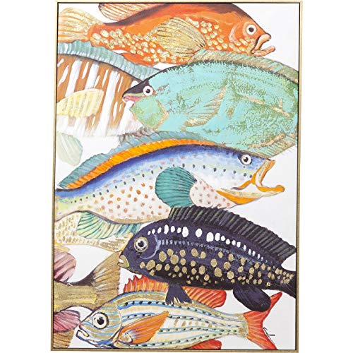 Kare Design Touched Fish Meeting Two Bild, 100 x 70 cm