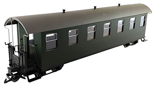 ML-Train Personenwagen 4-achsig grün HSB/DR als Bausatz - Selbstbauwagen/Bausatzwagen - Gartenbahn Spur G Zubehör