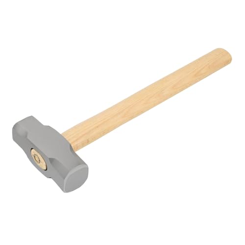 OralGos Multifunktionaler Bauhammer mit quadratischem Kopf und Holzgriff, Bauhammer für Wandentfernung und Projekte