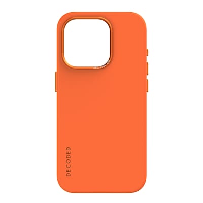 Decoded Silicone Back Cover, Schutzhülle für iPhone 15 Pro, MagSafe, salbeigrün