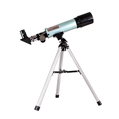 Teleskop für Erwachsene Kinder Anfänger, 50 mm Apertur Bak4 Prisma Fmc Linsenteleskop für Astronomie 360 mm astronomisches Refraktor-Teleskop mit Smartphone-Adapter und Stativ für