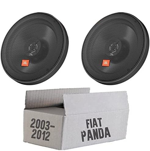 JBL STAGE2 624 | 2-Wege | 16,5cm Koax Lautsprecher - Einbauset für FIAT Panda 169 Front - justSOUND