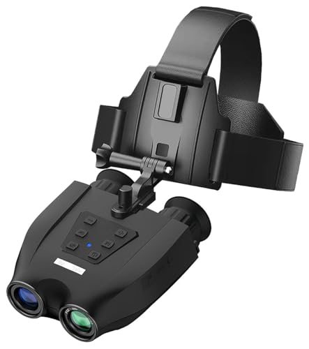 Zavarius Nachtsichtgerät Jagd: Nachtsichtbrille/-gerät mit Kopfhalterung, 2,5K-UHD-Cam, 6X Opt. Zoom (Fernglaskamera, Fernglaskameras)