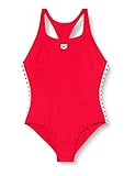 arena Icons Team Fit Einteiliger Badeanzug Damen, Chlor- und Salzbeständiger Sport Schwimmanzug aus MaxFit Material mit UV-Schutz Faktor 50+