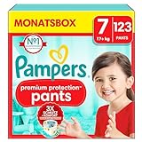 Pampers Premium Protection Pants, Gr. 5, 12-17kg, Monatsbox, 1er Pack (1 x 132 Stück)