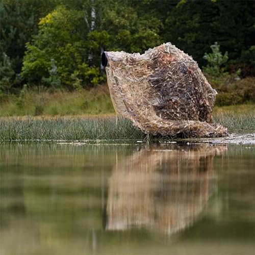 Caruba Camouflage – perfekt zum Auffinden von Vögeln und Wildtieren, ohne zu bemerken, langlebig und leise, geeignet für Naturfotografie, Größe: 400 x 150 cm, 2 Schichten: Schilfrohr