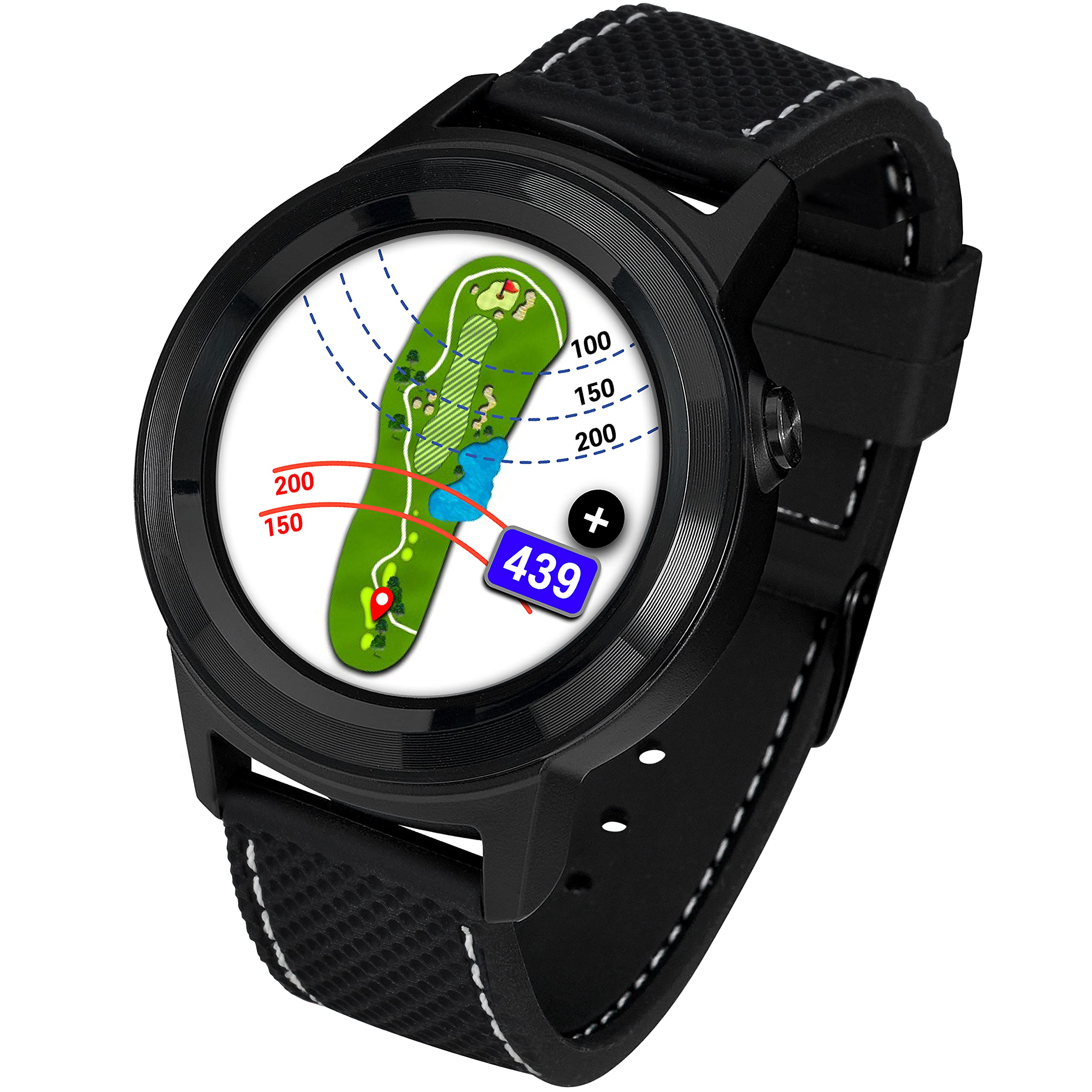 GolfBuddy Aim W11 Golf-Uhren mit GPS — Premium-Vollfarb-Touchscreen — einfach zu bedienende Golf-