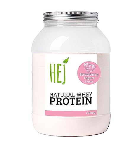 HEJ Whey | Eiweiss Protein Pulver Shake | Strawberry Yogurt - 900 g