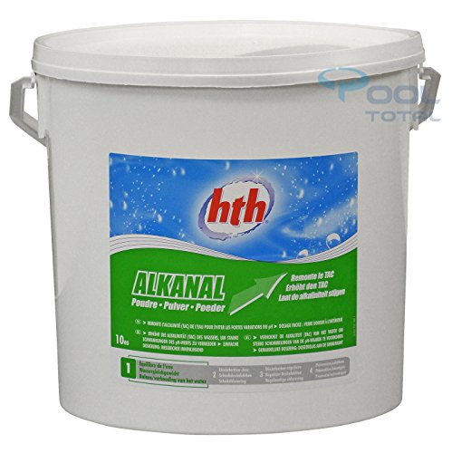 HTH ALKANAL Pulver 10,0 kg Eimer - erhöht die Alkalinität (TAC) im Schwimmbadwasser