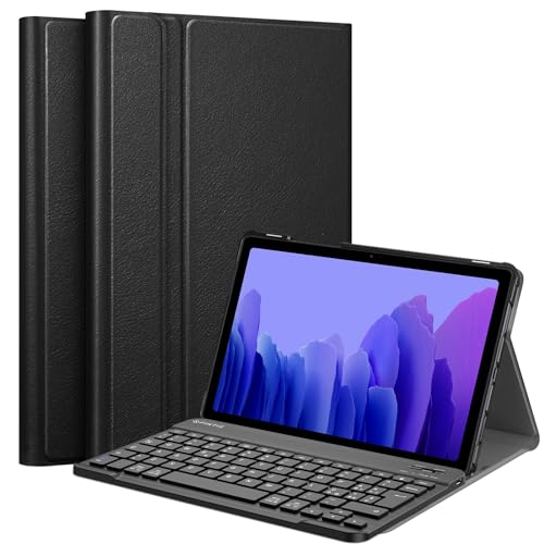Fintie Keyboard Case for Samsung Galaxy Tab A7 10.4'' 2020 SM-T500/T505/T507 (Italian Layout), Black