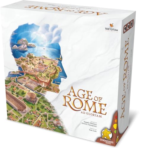Strohmann Games | Age of Rome | Kennerspiel | Strategiespiel | 1-4 Spieler | Ab 12+ Jahren | 60-90 Minuten | Deutsch