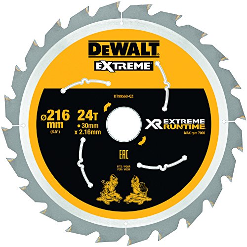 Dewalt XR Extreme Runtime Kreissaegeblatt statisch, 1 Stück, 210/30 mm 24 WZ/FZ, DT99565-QZ