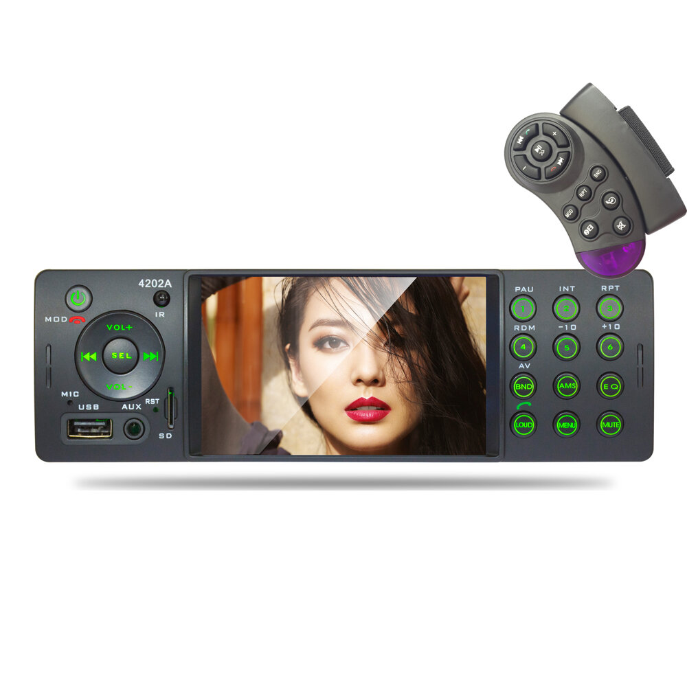 4,1-Zoll-1Din-Auto-MP5-Player Digital Stereo MP3 FM Radio für WINCE Bluetooth Freisprecheinrichtung Unterstützung Rückfa