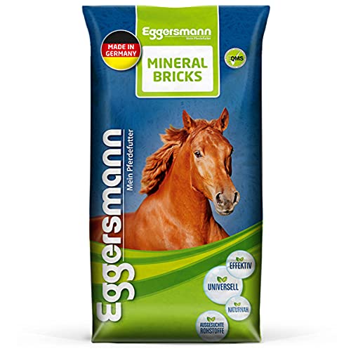 Eggersmann Mineral Bricks - Mineralfuttermittel für Pferde - Futter Zur Vorbeugung von Nährstoffmängeln - 25 kg Sack