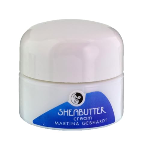 Martina Gebhardt Naturkosmetik Sheabutter Cream | Demeter | Sehr feuchtigkeitsspenden & pflegend | Für sensible & irritierte Haut geeignet | 3 x 15 ml