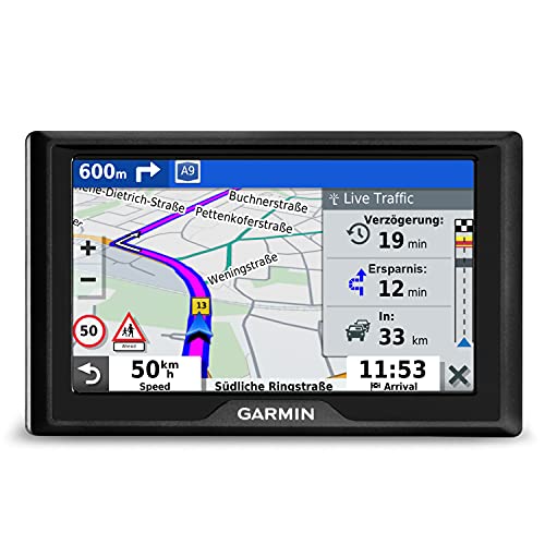 Garmin Drive 52 EU Navi RDS - Europakarten, 5 Zoll-Display, Sicherheitspaket, Parkplatzsuche, TripAdvisor POIs