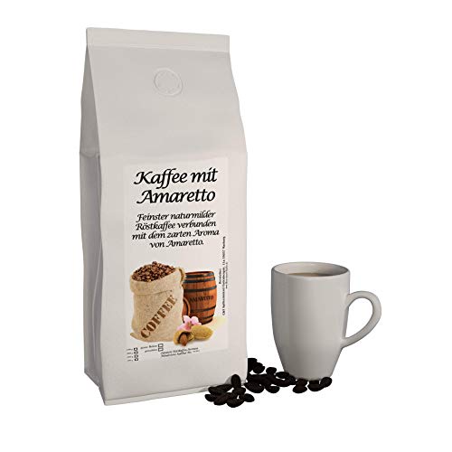 Aromatisierter Kaffee (Amaretto,1000g) Ganze Bohne