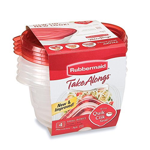Rubbermaid 7 F52RETCHIL 4 Stück 3,5 Cup Round Take Along Container