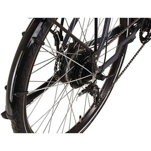 PROPHETE E-Bike »Entdecker 20.EST.10«, 28 Zoll, RH: 52 cm, 8-Gang - grau