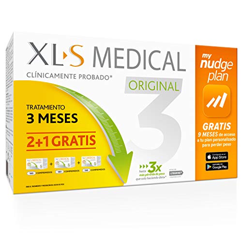 XLS MEDICAL ORIGINAL NUDGE LOTE 540 comprimidos