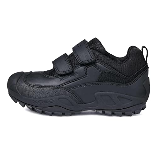 Geox Jungen J New Savage Boy B ABX B Sneaker, Schwarz (Black C9999), 34 EU