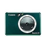 Canon Zoemini S2 Mini Sofortbildkamera + Fotodrucker mobil tragbar unterwegs Hosentasche (Fotodruck 5x7,6 cm, kabelllos, eingebauter Akku, App, Bluetooth) aquamarin [+ 10er Zink Druck-Set]