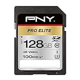 PNY Pro Elite SDXC card 128GB Class 10 UHS-I U3 100MB/s